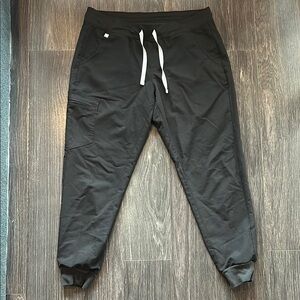 Figs Black Jogger Pants